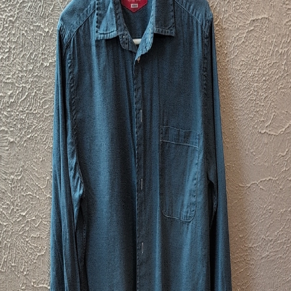 Agave Red and Blue Denim Shirt